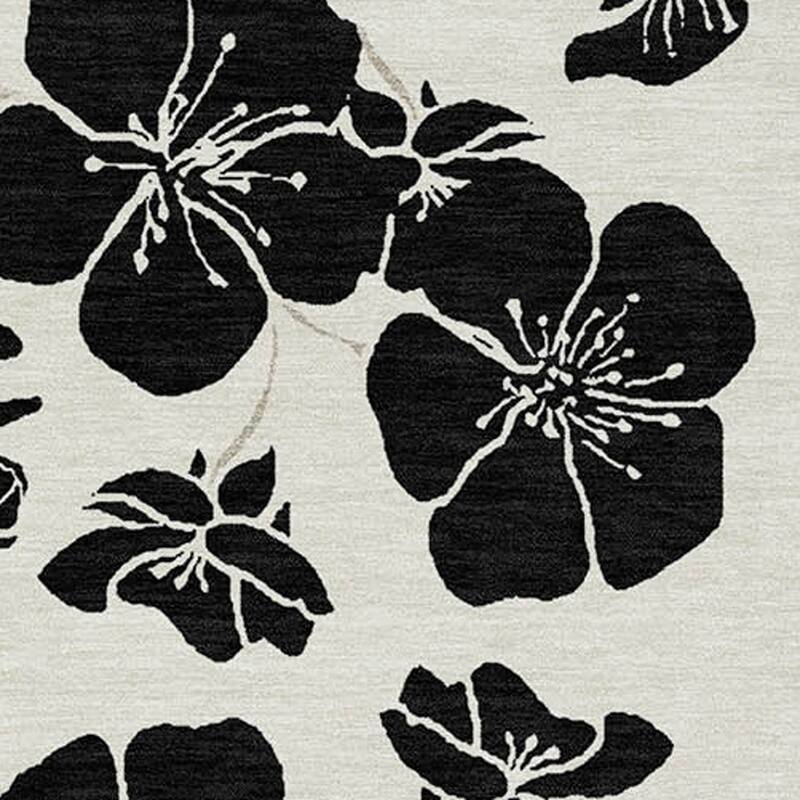 HomeRoots Floral Transitional Rectangle Outdoor Rug
