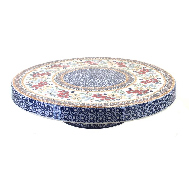 Blue Rose Polish Pottery N007 Manufaktura Dual Dish