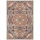 preview thumbnail 20 of 18, The Curated Nomad Regent Distressed Tribal Area Rug 7'10" x 10'10" - Blue/Orange