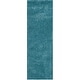 preview thumbnail 100 of 187, SAFAVIEH California Premium Shag Izat 2-inch Thick Area Rug 2'3" x 7' Runner - Turquoise - Runner