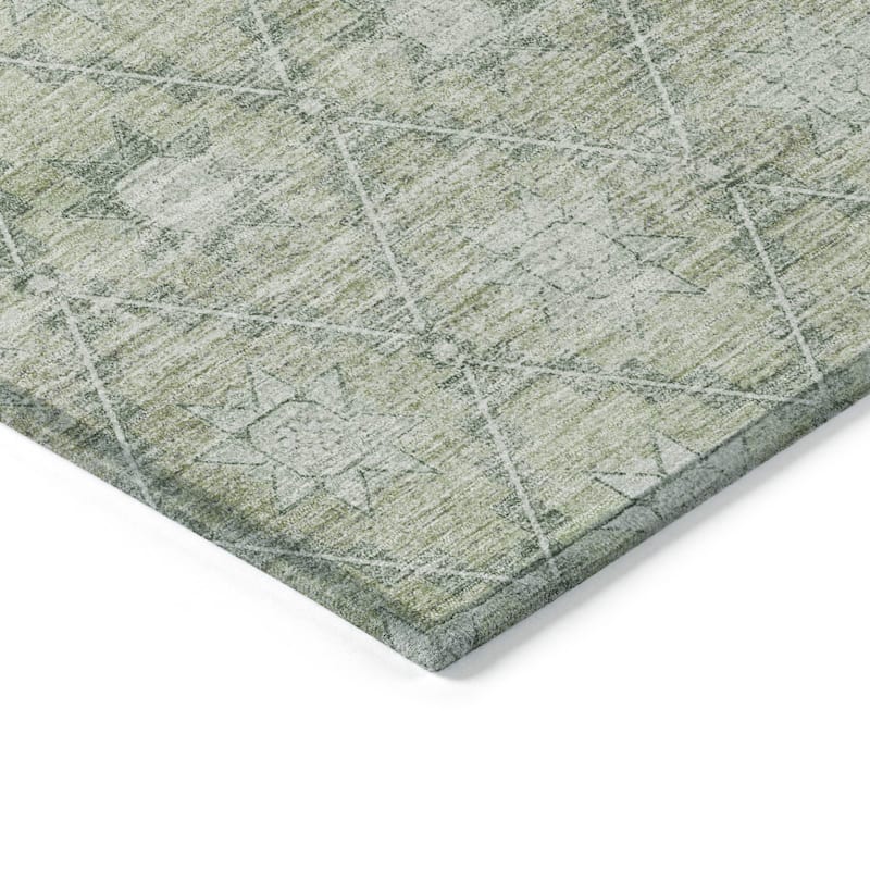 HomeRoots Floral Transitional Rectangle Outdoor Rug