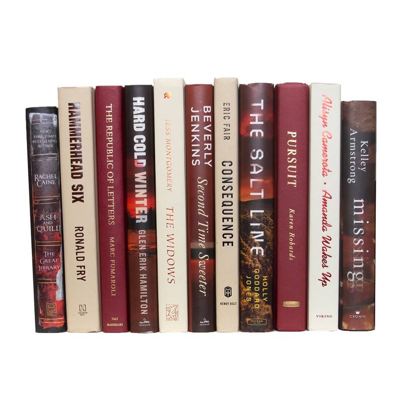 Books Burgundy Decorative Accessories: Cranberry Cream Mixed Media ColorPak
