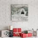 Merry and Bright Barn-Premium Gallery Wrapped Canvas - Ready to Hang