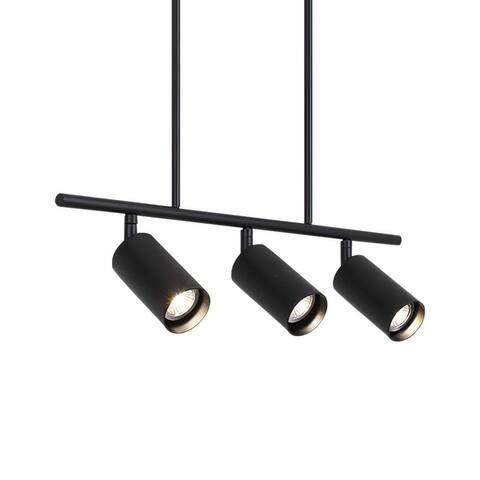 3-light Linear Pendant Track Lighting