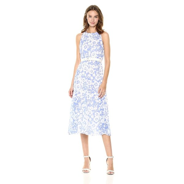 Tommy hilfiger women's coin top toss chiffon long dress