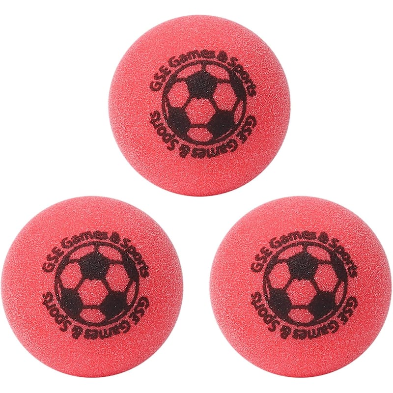 GSE™ 3-Pack 1.365" Regulation Size Table Soccer Foosball Table Replacement Balls - Red