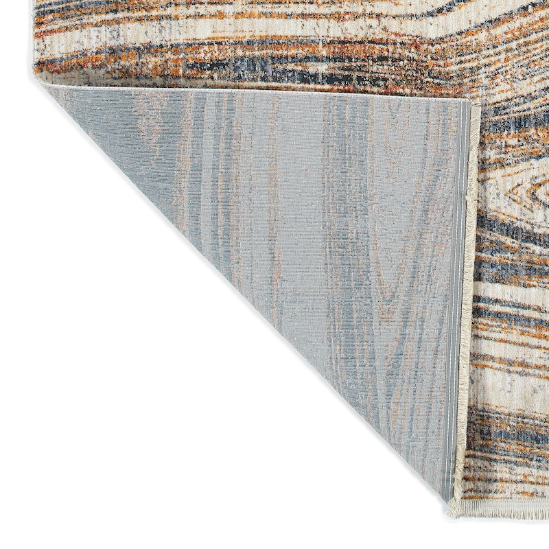 Artundra Ivory Machine Made Flatweave Indoor Area Rug