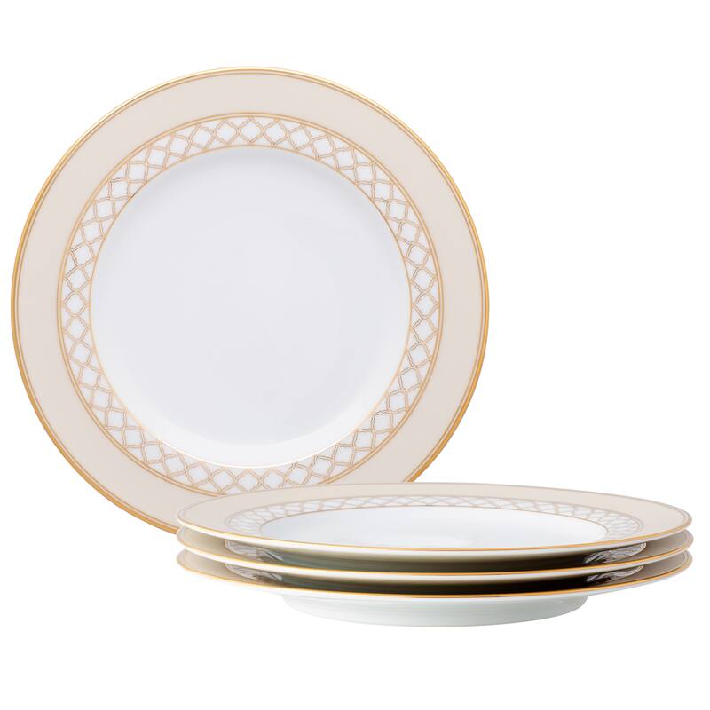 Noritake Eternal Palace Set Of 4 Salad Plates, 8-1/4" - Gold