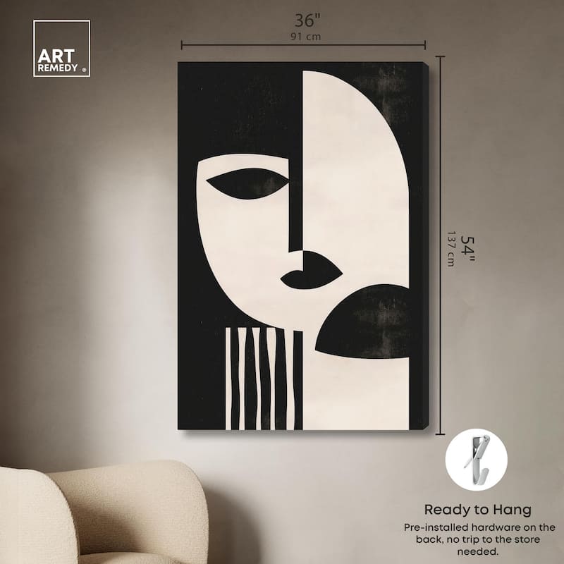The Mask III Canvas by Art Remedy, Gallery Wrapped