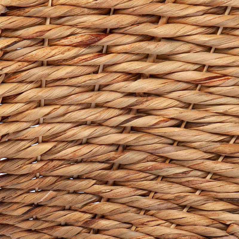 SEI Furniture Nivvan Coastal Natural Woven Fiber Side Table