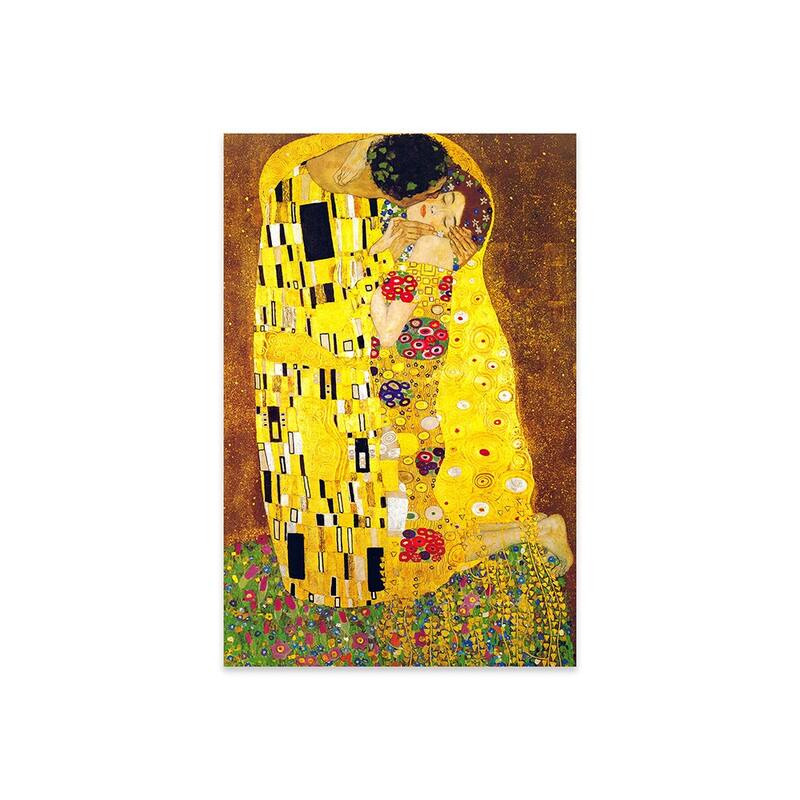 The Kiss Print On Acrylic Glass by Gustav Klimt