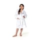 preview thumbnail 28 of 103, Sweet Kids 100% Polyester SUPER PLUSH Double Brushed Hooded Bathrobe with Black Script Monogram