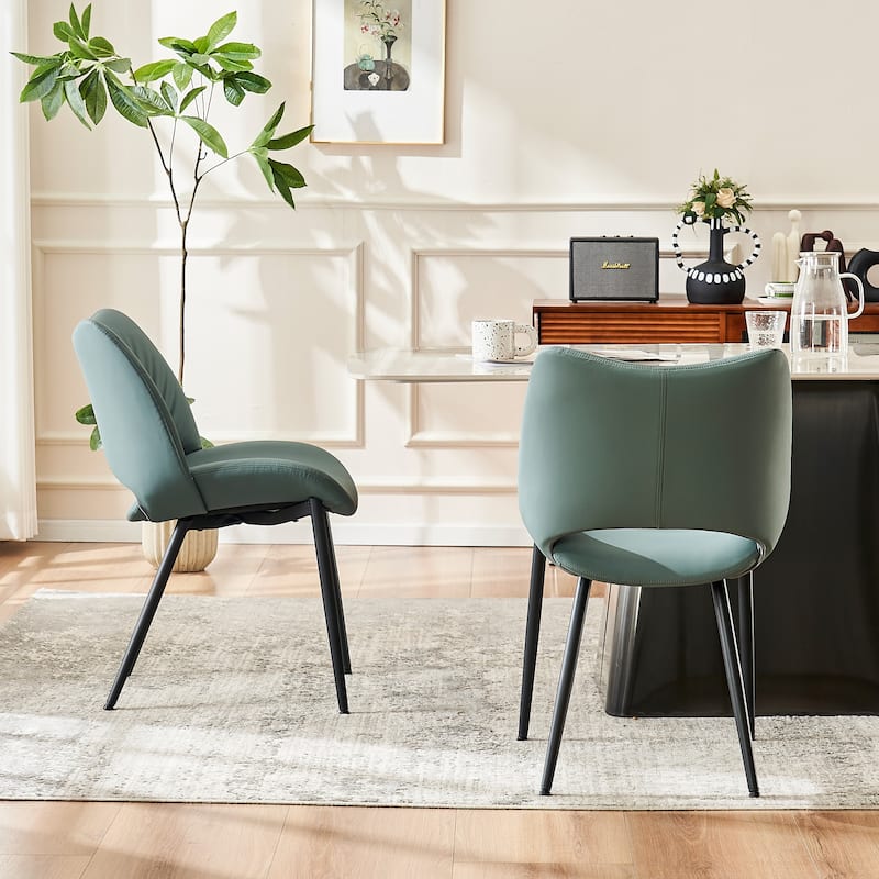 Modern Dining Kitchen Chairs Set of 2 Loads up to 300lbs