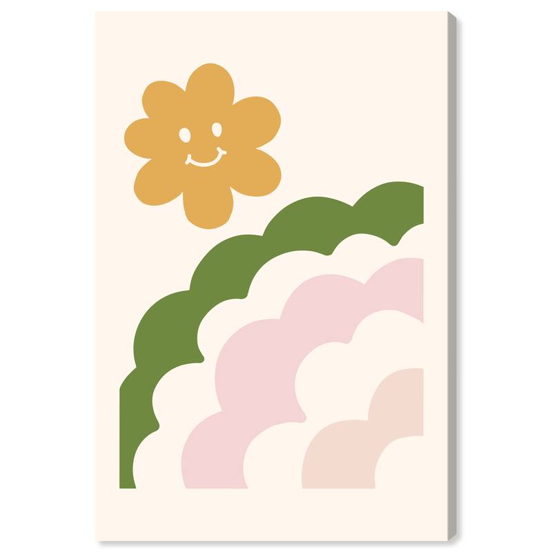 Wynwood Studio Canvas Floral and Botanical Sun in Fertile Garden Gold and Modern & Contemporary Wall Art Canvas Print - 36 x 24