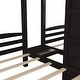 preview thumbnail 15 of 14, Triple Twin Bunk Bed with Storage Board, Built-in Staircase & Drawers - Sturdy Pinewood Frame