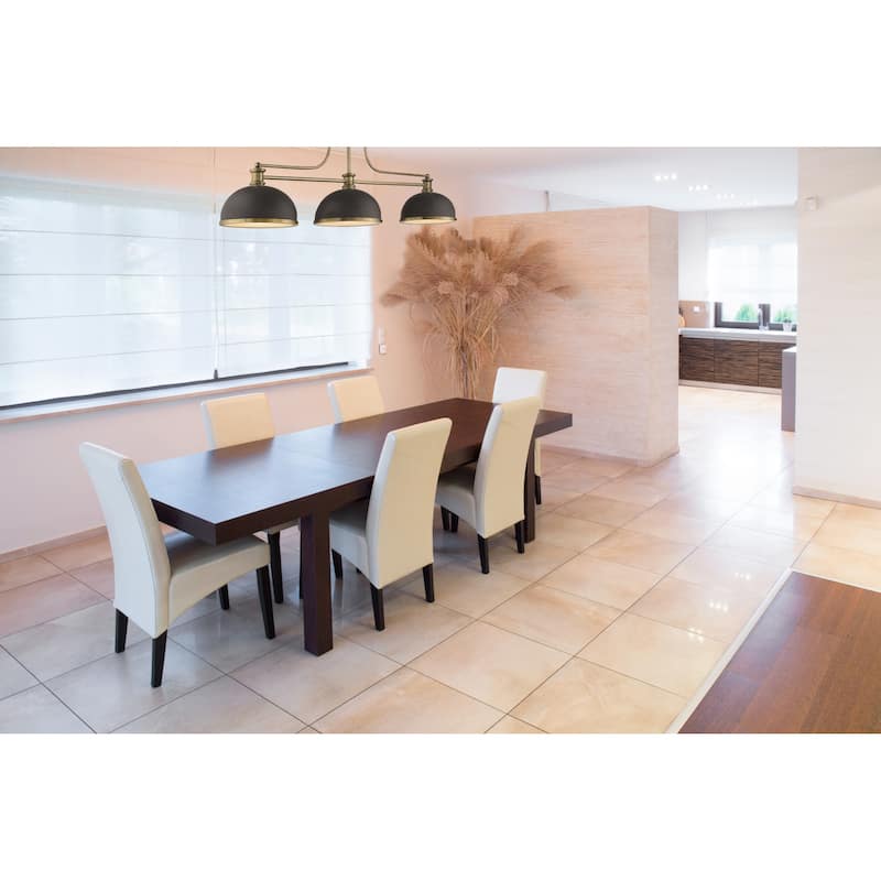 Bellevue ZCH30012 Agnes 3 Light 52" Wide Billiard and Linear