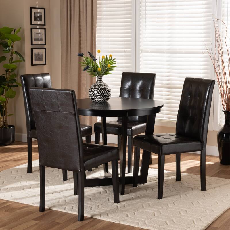 Vida Modern and Contemporary 5-Piece Dining Set