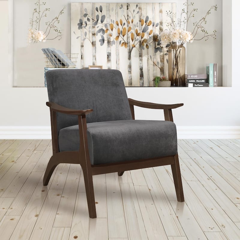 Mid Century Style Upholstered Armchair