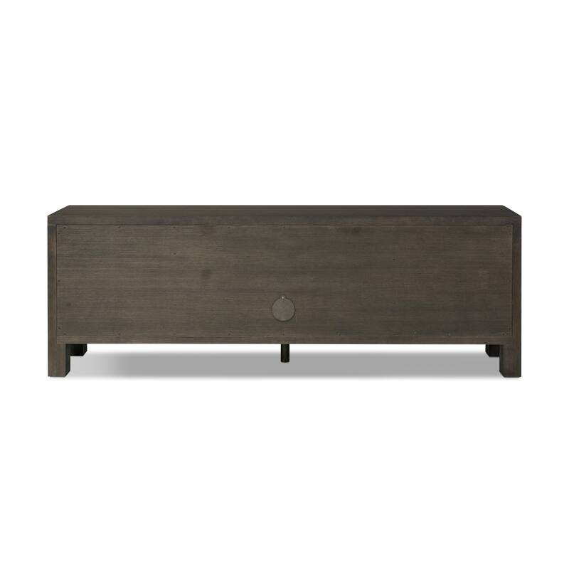 Marie Media Console-Smoked Black Oak Veneer