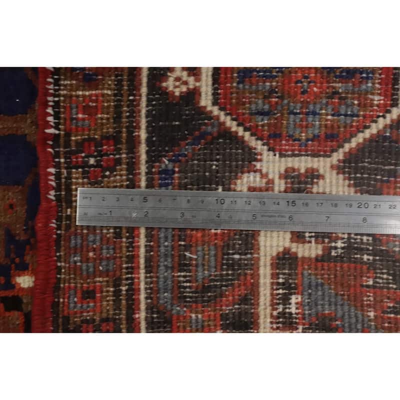 Hand Knotted Oriental 100% Wool Carpet Traditional Medallion Red Heriz Area Rug - 12' 0'' X 9' 9''