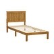 preview thumbnail 5 of 4, Twin Size Wooden Platform Bed with Headboard and Strong and Durable Frame and Plenty Storage Space