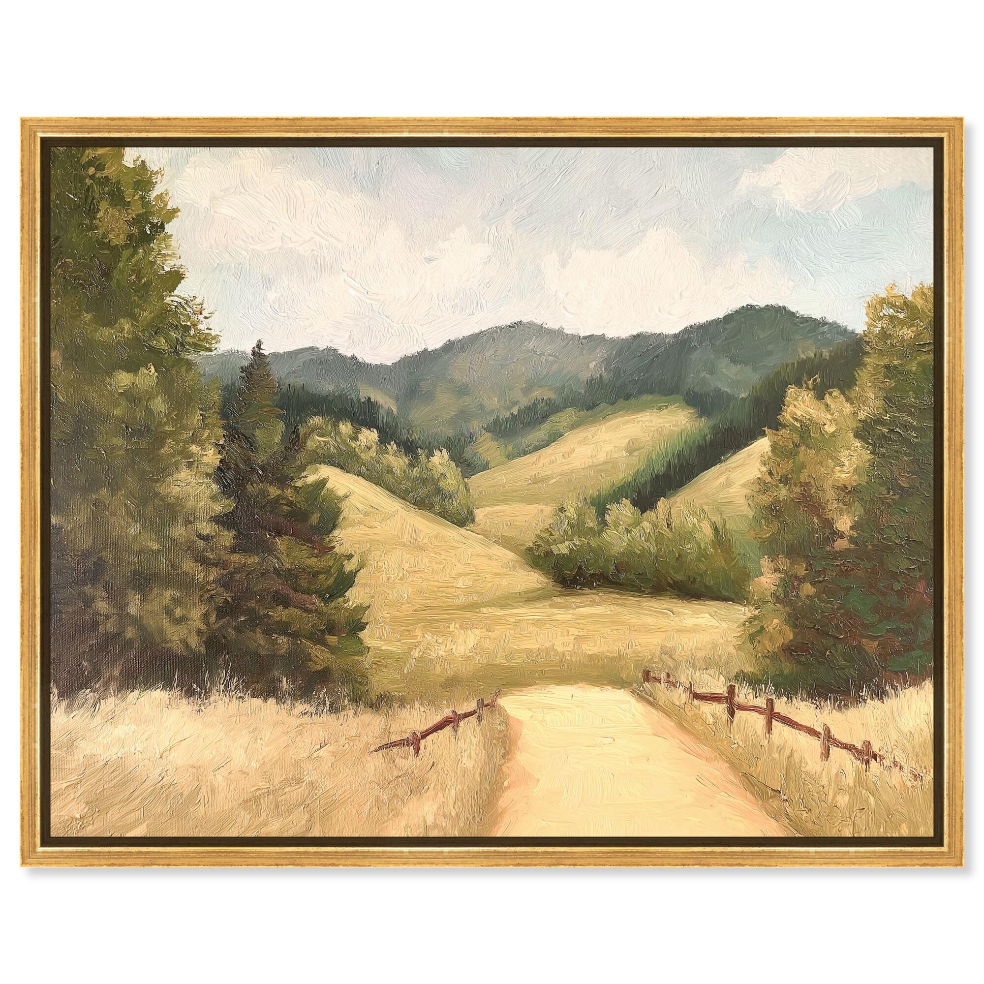 Summer Fields Canvas by Art Remedy