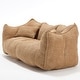 preview thumbnail 75 of 98, Modern Cute Chenille Upholstered Loveseat with High Resilience Foam