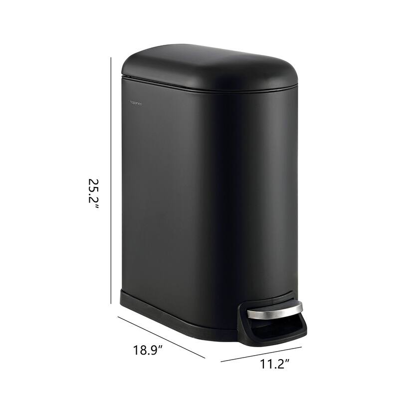 happimess Roland Step-Open Trash Can