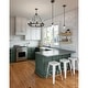 preview thumbnail 3 of 11, Hunter Hartland Wagon Wheel Chandelier - Dining Room, Kitchen, Entry - Modern Farmhouse, Industrial