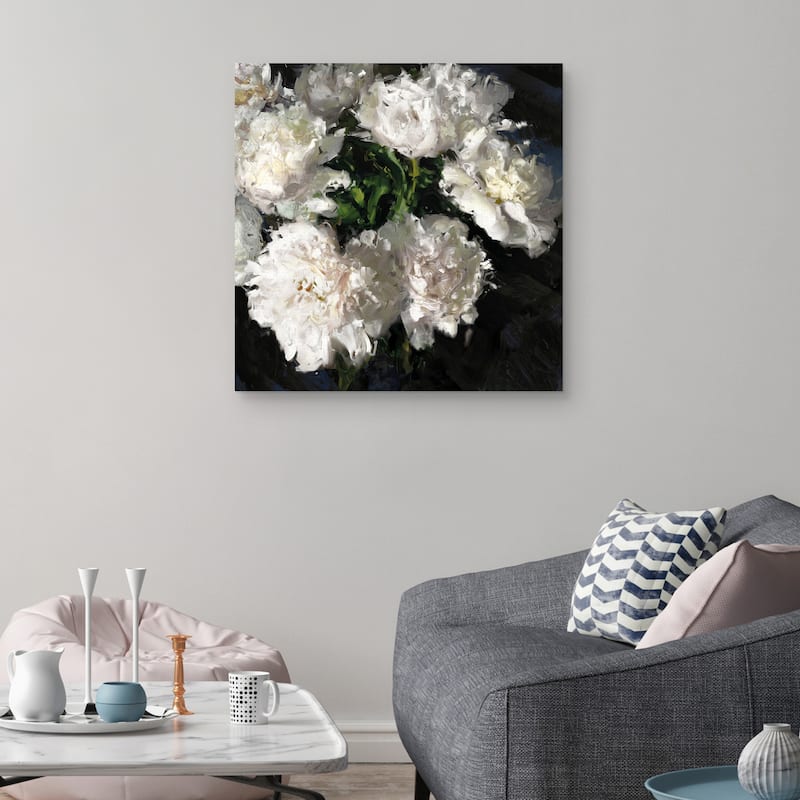 Peony Glow by Tania Bello Canvas Art Print