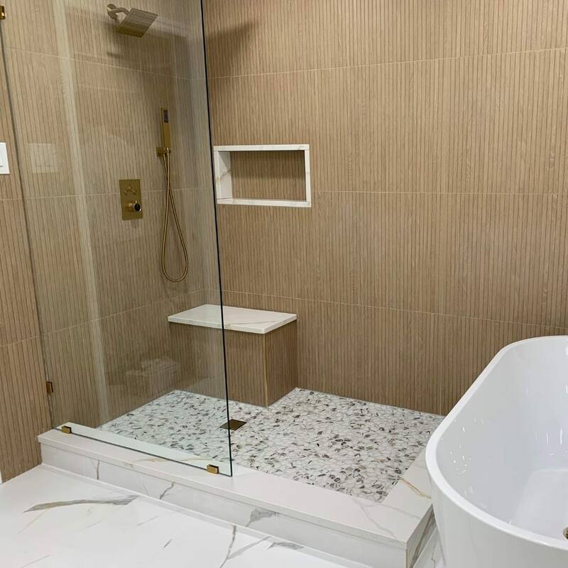 The Tile Life Marqueterie 24x48 Beige Porcelain Floor & Wall Tile