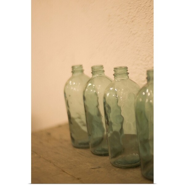 "Four bottles" Poster Print