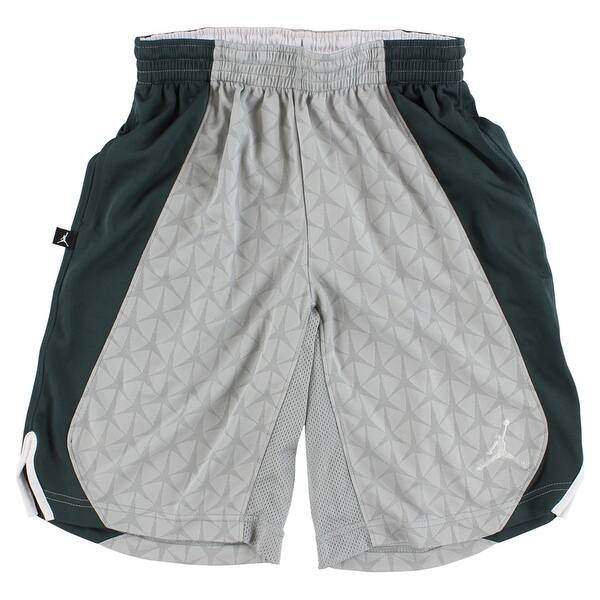 Shop Jordan Boys S Flight Basketball Shorts Light Grey Light