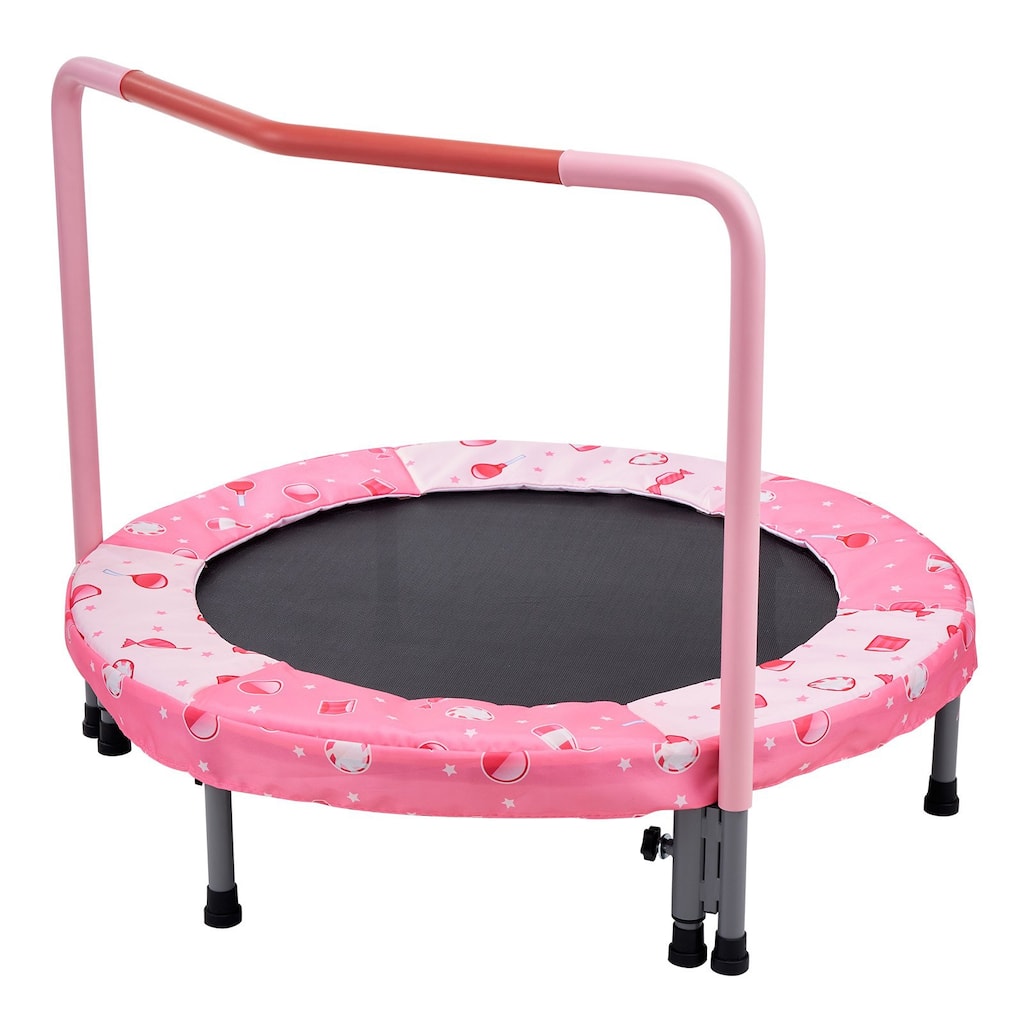 Foldable 36 Inch Toddler Trampoline for Indoor Outdoor Active Play