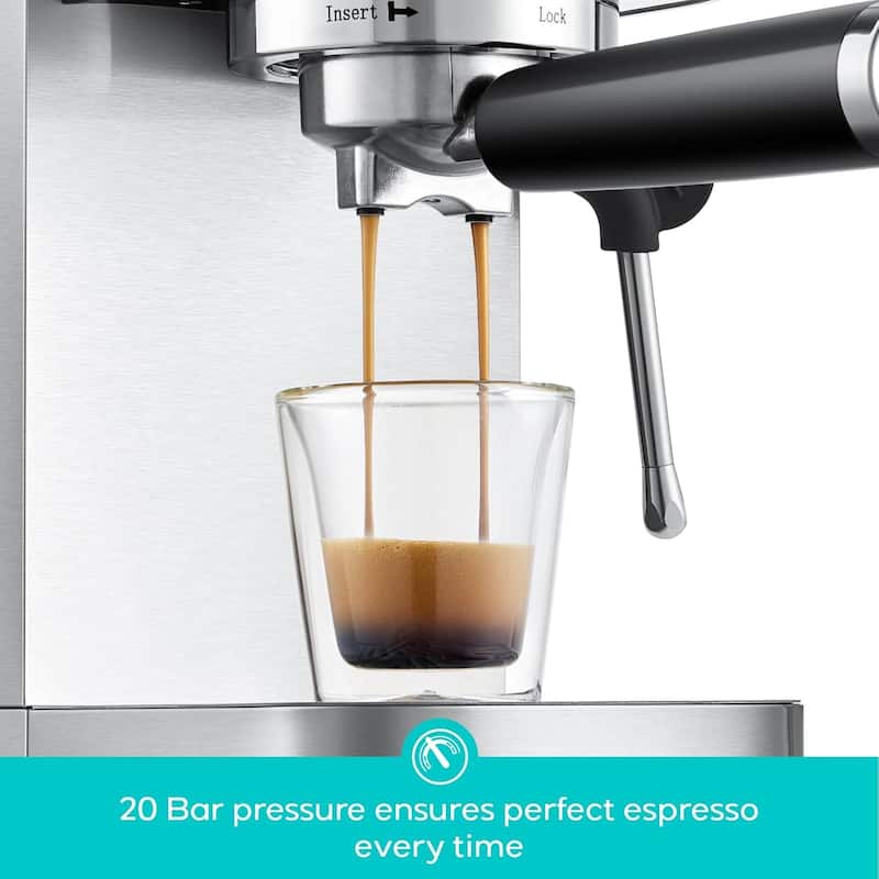 CASABREWS 20Bar Espresso Coffee Machine /W Steam Frother home