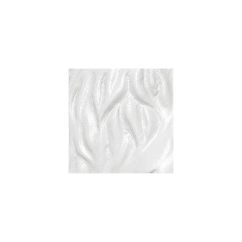 16.33 in. White Finish Table Lamp with White Shade, Sturdy Table Lamp for Living Rooms and Bedrooms