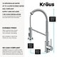 preview thumbnail 89 of 158, Kraus Bolden 2-Function 1-Handle Commercial Pulldown Kitchen Faucet