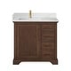 preview thumbnail 86 of 130, Tokyo Bath Vanity with Quartz Stone Top without Mirror