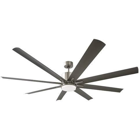 66" 8-Blade Outdoor Ceiling Fan with Wall Control