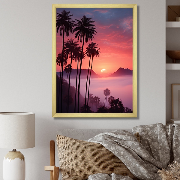 Society6 ケース Hawaii Sunset Palm Tree Sea Hawaiian Sunset Beach Palm Trees Rainbow Colors Fabric Quilt