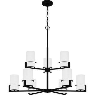 Seymour 9-Light Matte Black Chandelier - Bed Bath & Beyond - 40402682