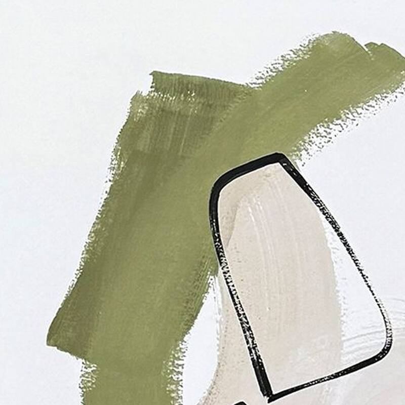 HomeRoots Set Of Two Sage Treasures I Brown Framed Wall Art