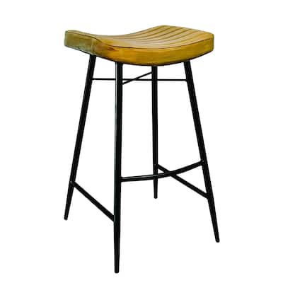 Reuger Upholstered Stools with Saddle Seat (Set of 2)