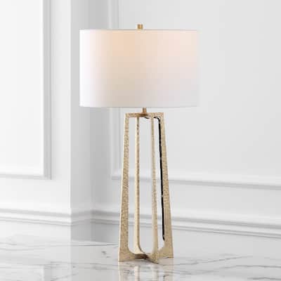 SAFAVIEH Couture Pollyanna Metal Base Table Lamp - 16Wx16Dx32H
