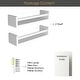 preview thumbnail 10 of 27, Wallniture Elba Wall Mounted Kids Shelves Nursery Storage Toy Organizer Wood Bookshelf, Set of 2