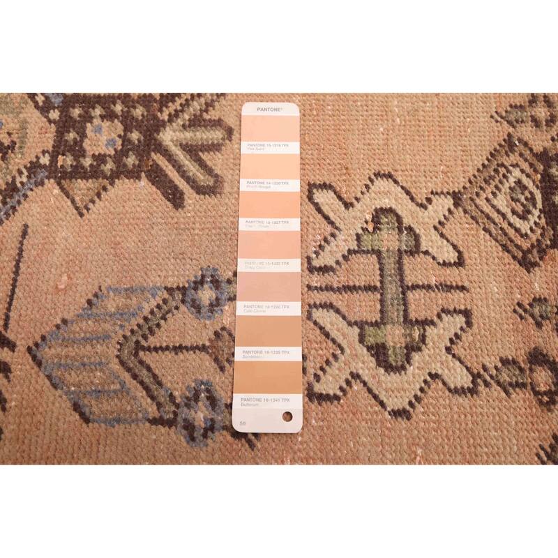 ECARPETGALLERY Hand-knotted Antalya Vintage Copper Wool Rug - 4'8 x 7'11