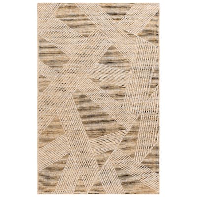 SAFAVIEH Handmade Ebony Landa Wool Rug
