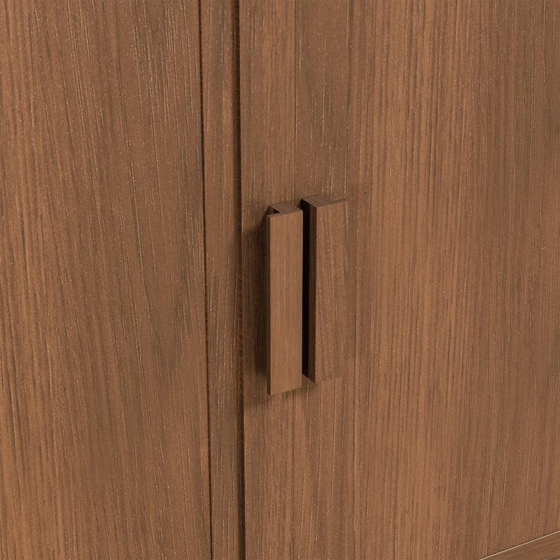 Modern Wooden Sideboard Cabinet Buffet Cabinet with 2 Doors and Adjustable Shelf Console Accent Cabinets