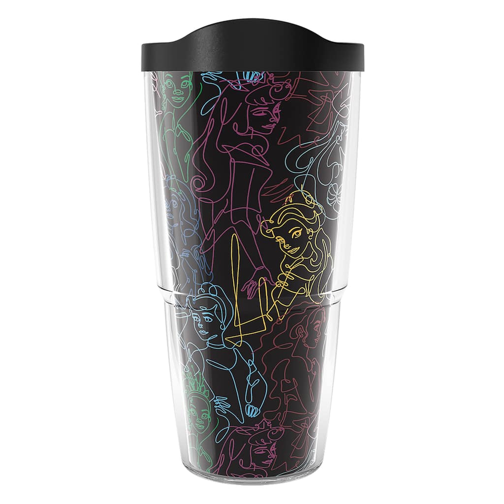 Tervis Disney Princess Endless Elegance Made in USA Double Walled Insulated Travel Tumbler, Classic - 24oz