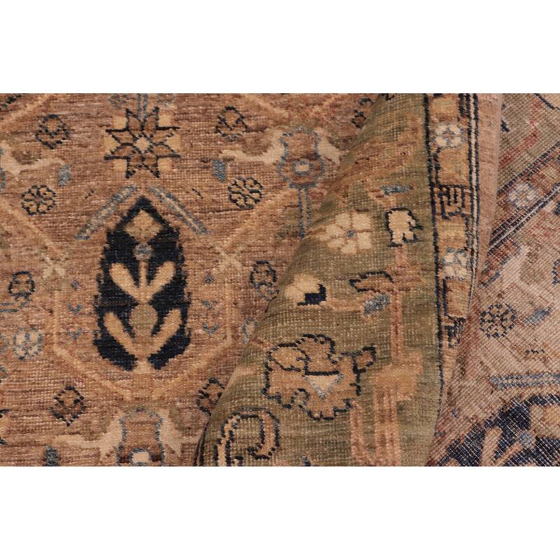 Vintage Herati Bidjar Hand Knotted Wool Rug